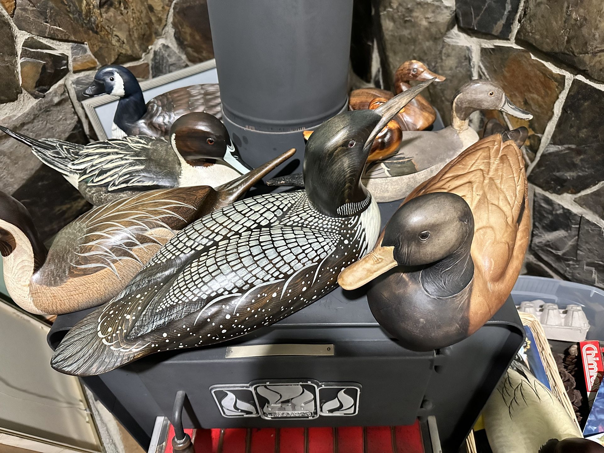 Large Wooden Decoys