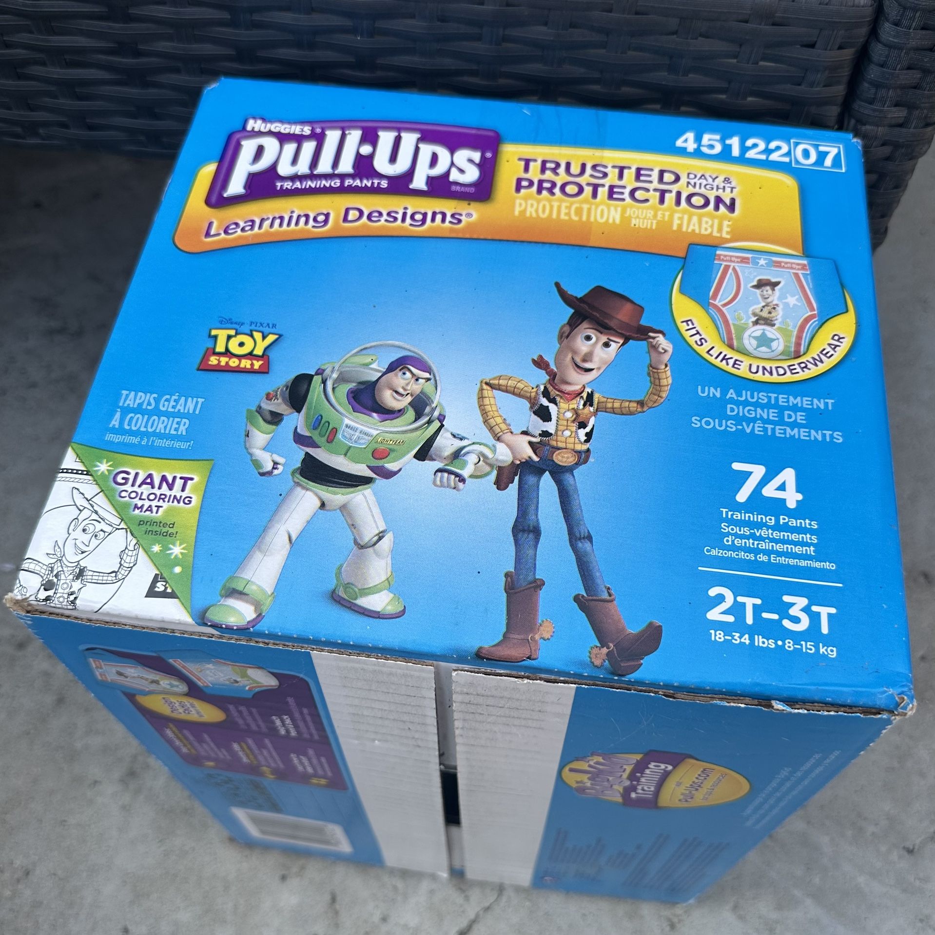 Huggies Pull-Ups Diapers 2T-3T (74 Count)