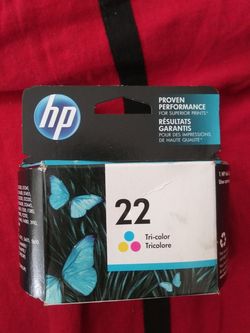 Hp 22 original printer ink.