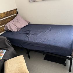 Twin Size Bed Frame & Mattress