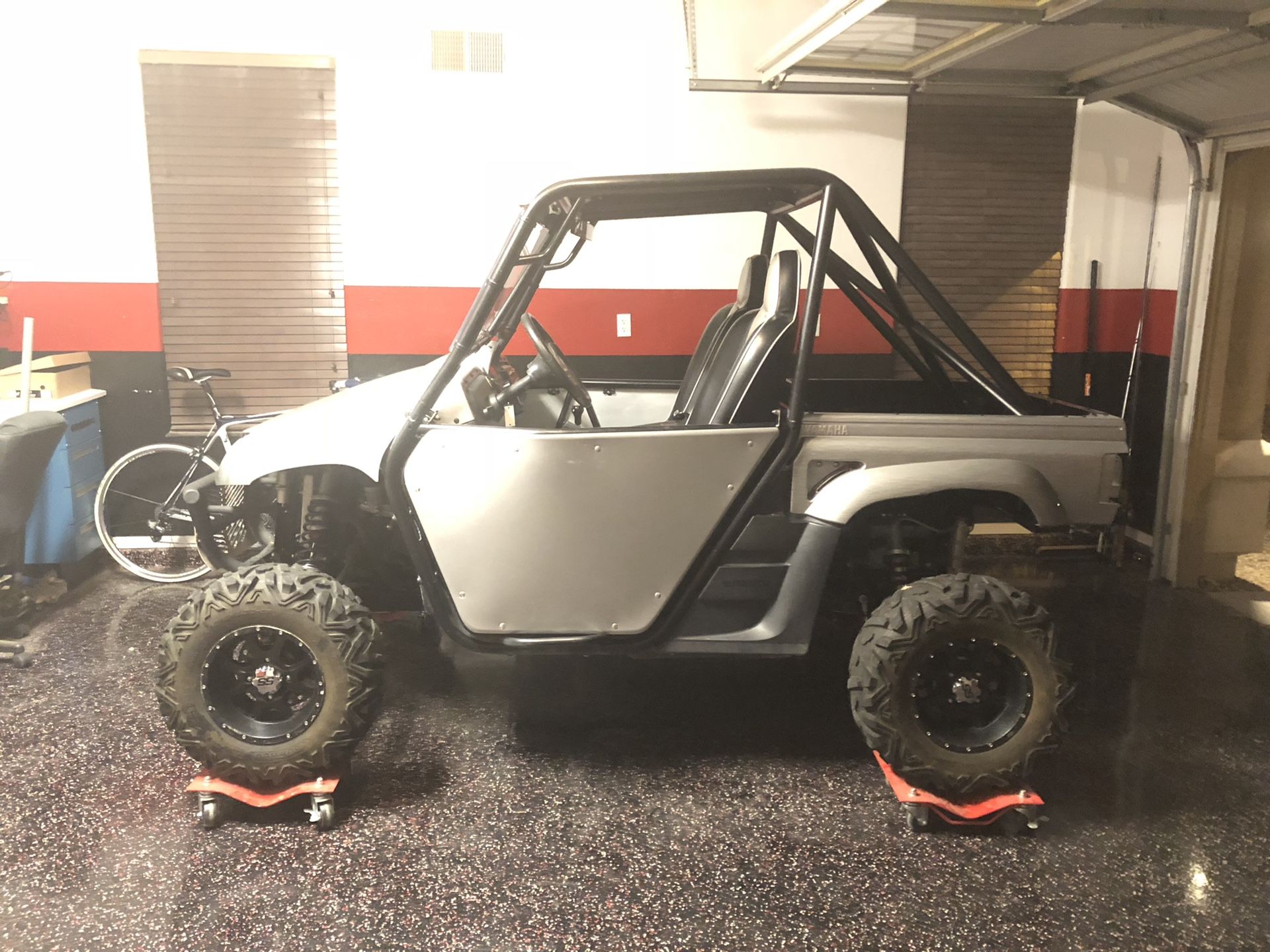 2008 Yamaha Rhino 700 long travel tons of mods