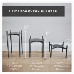 Three Plant Stands