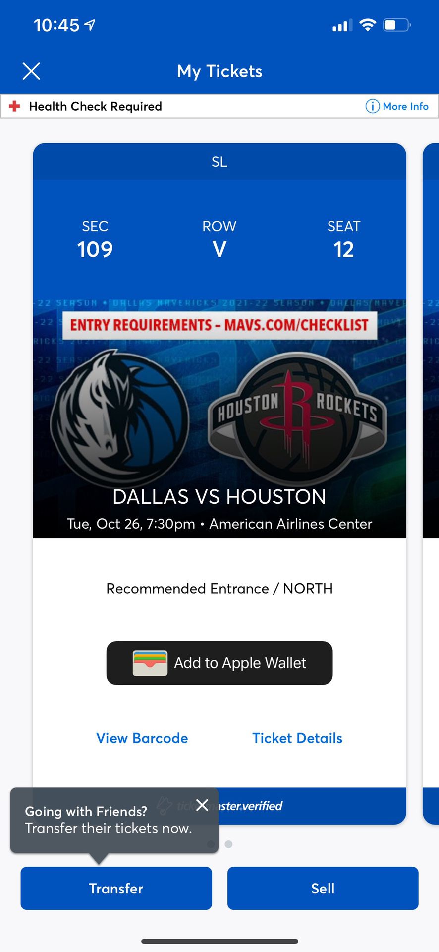 Dallas Mavericks VS Houston Rockets 