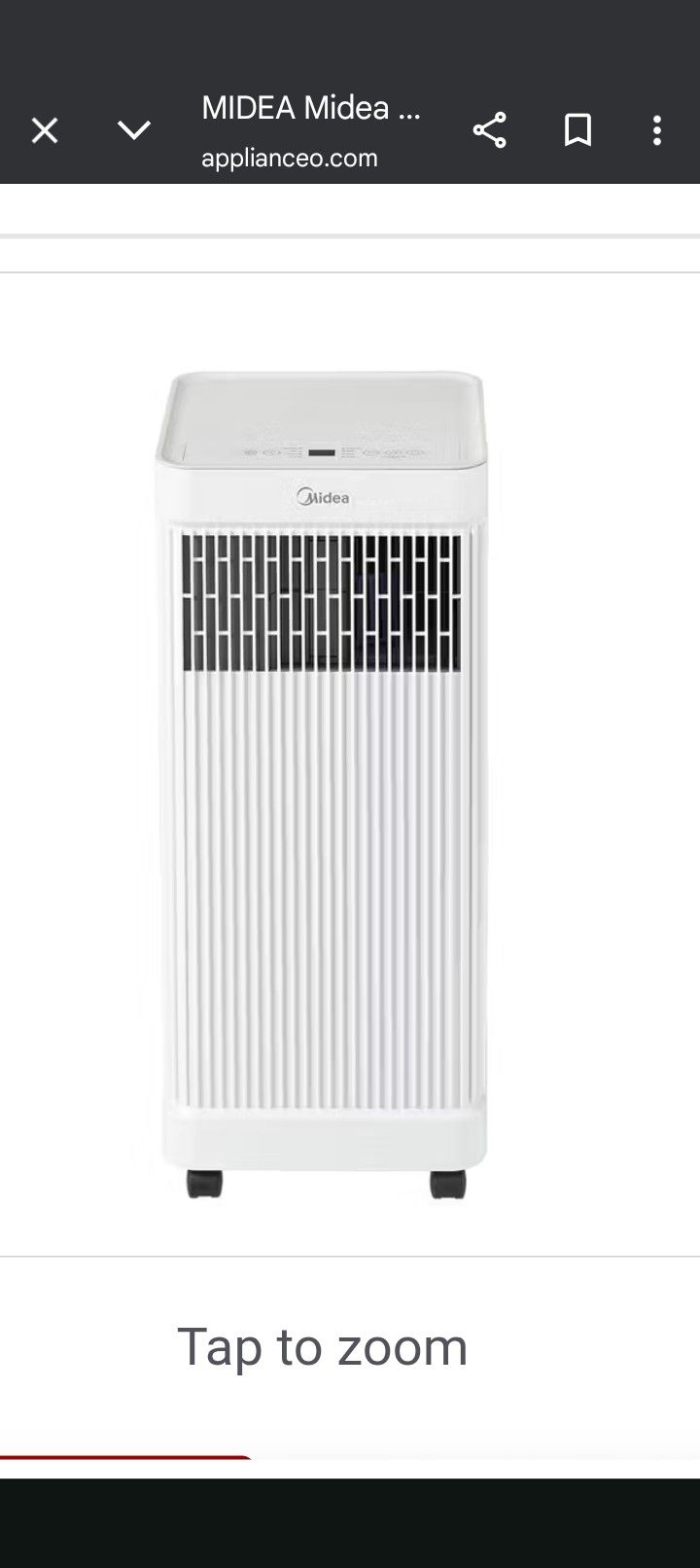 BRAND NEW IN SEALED BOX Midea 7,100 BTU DOE Smart Portable Air Conditioner for spaces up to 300 sq. ft.
3-in-1 Comfort: Cools, Dehumidifies, and Venti