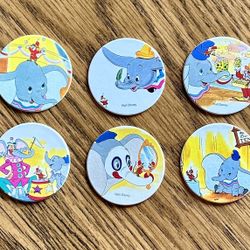 Disney Dumbo Elephant Pogs Vintage 