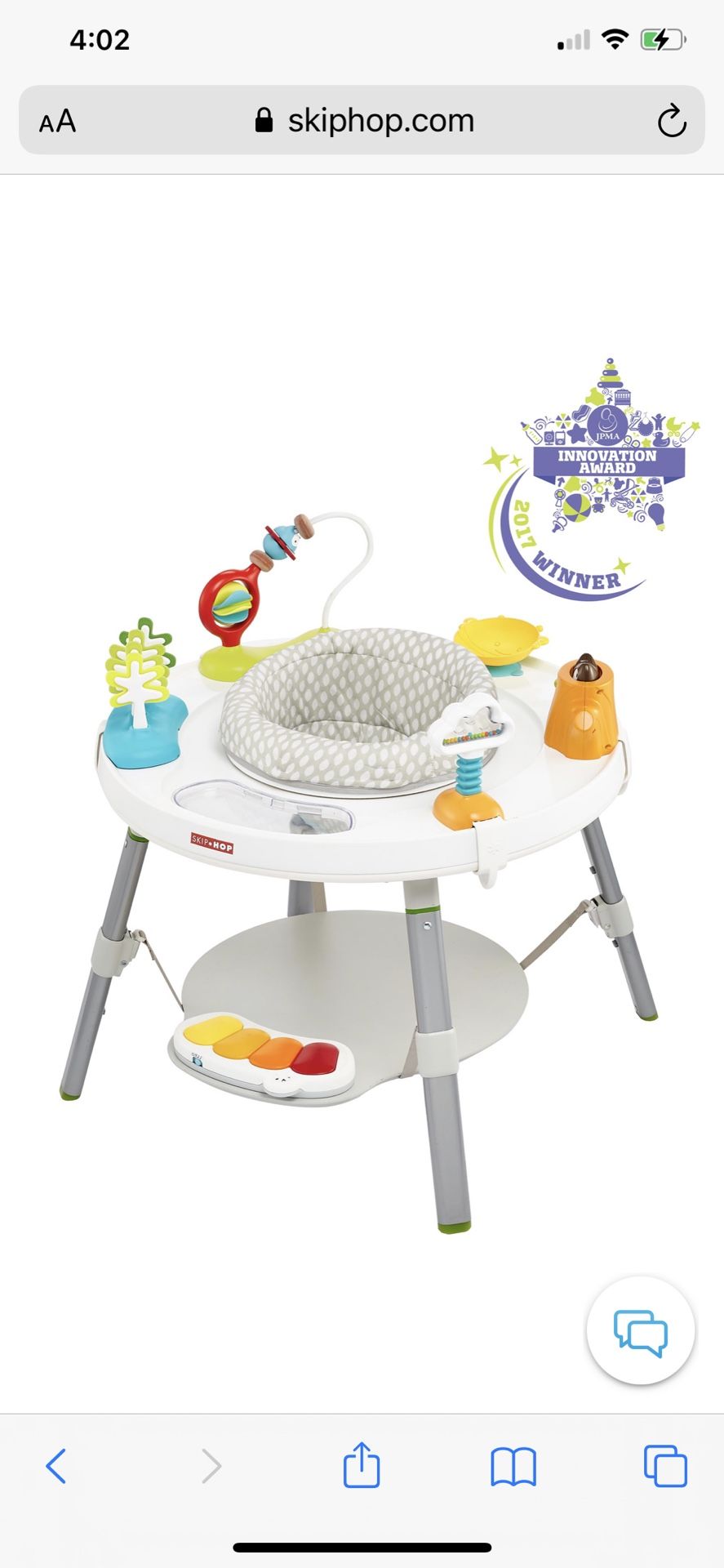 Explore & More Baby's View 3-Stage Activity Center