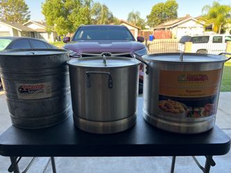 40 Quart Tamale Steamer Pot Set of 3