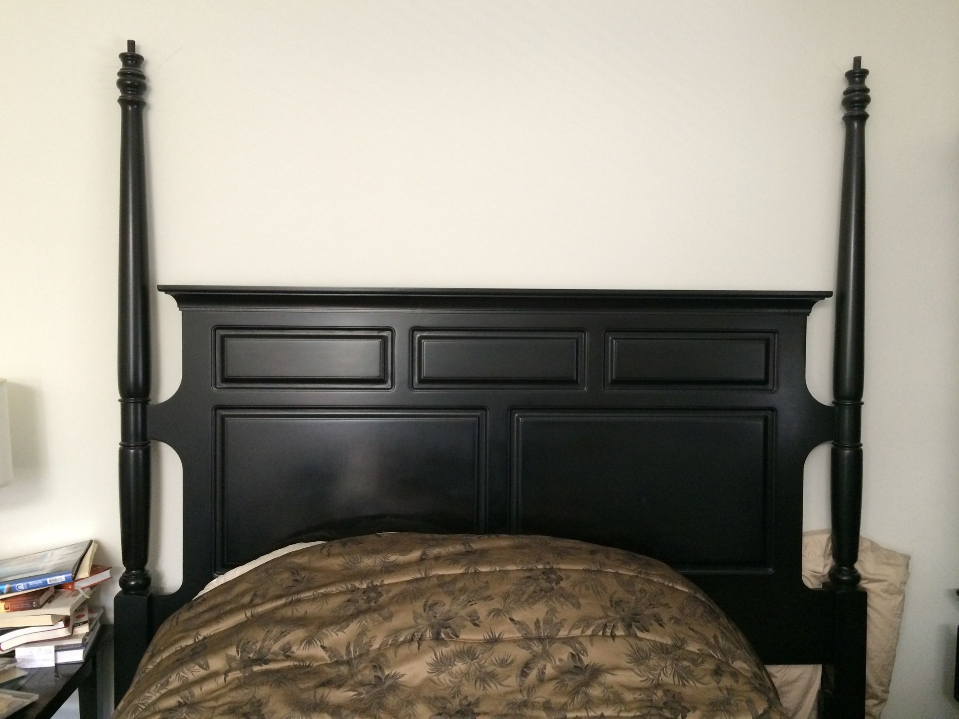 CAL KING Bed Set, Complete Bedroom Black Modern