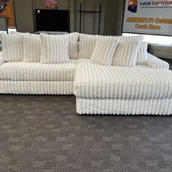 Cream Beige Off White Oversized Sectional