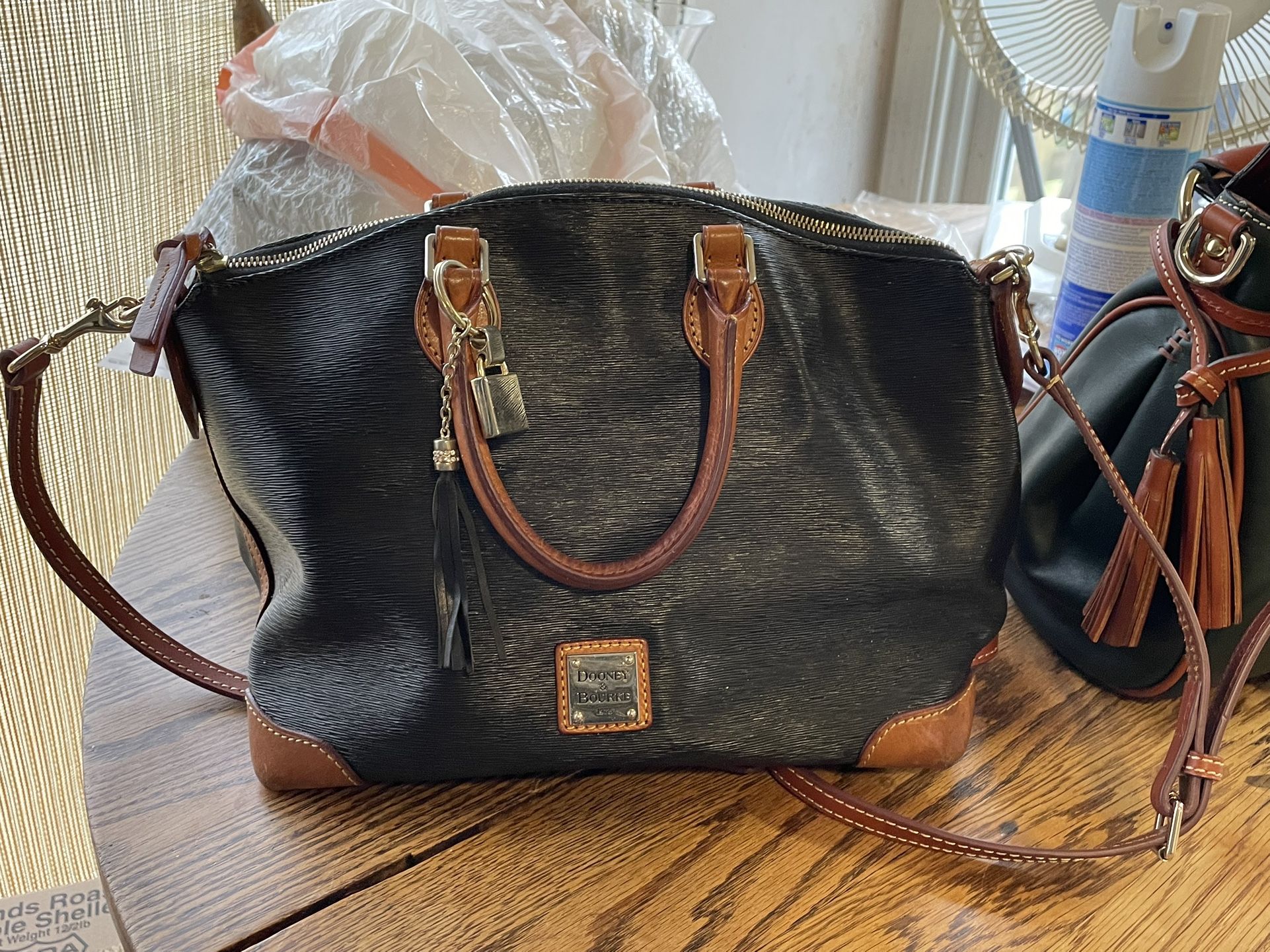 Dooney & Bourke black 1975 purse