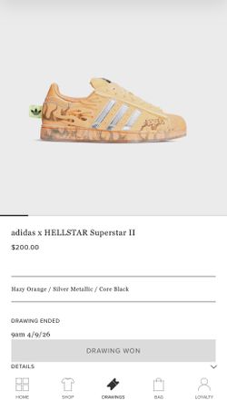 Hellstar Adidas Size 9.5