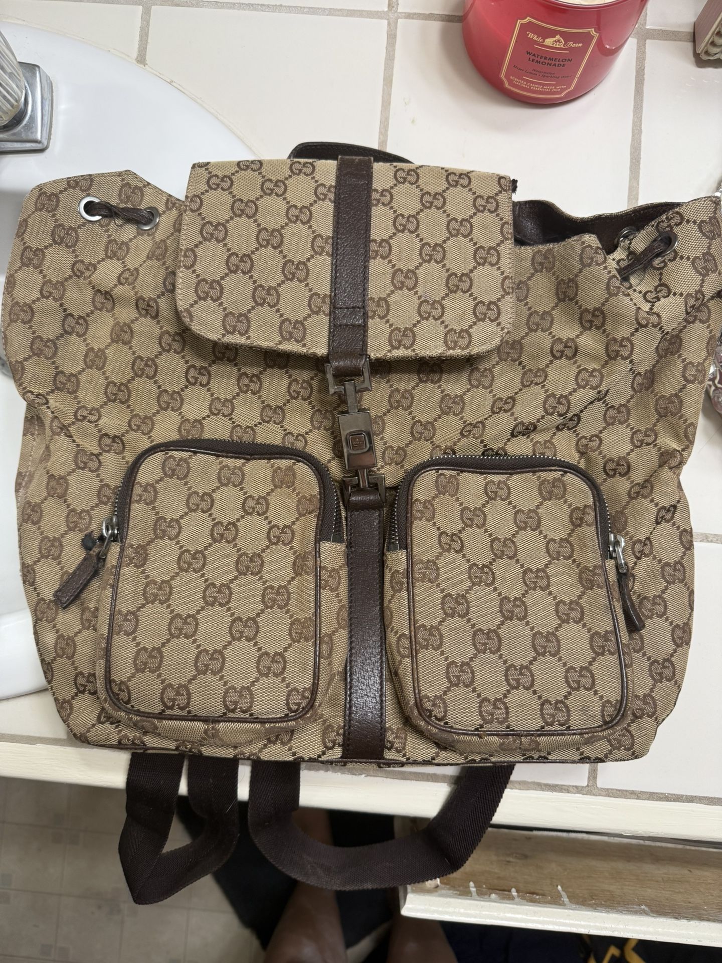 Gucci backpack authentic