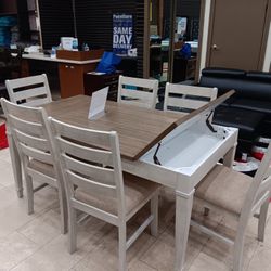 Jessica Dining Table Set W/6 Chairs---$699---Fantastic Deal!!!---Same Day Delivery Available 