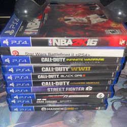 PS4 Games And Controller