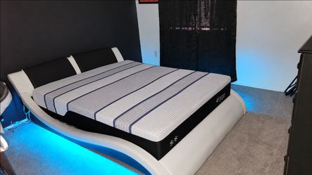 Bed Frame and queen Mattress (FREE)