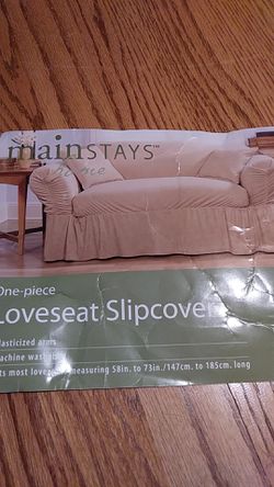 One-piece Loveseat Slipcover