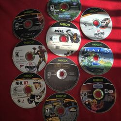 Xbox Original Game Lot Of 10 Authentic 