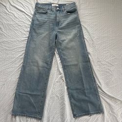 PacSun Wide-Leg Light Wash Jeans 30x32