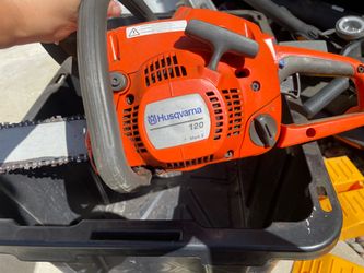 Husqvarna 120 Mark II gas-powered chainsaw