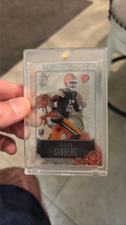 Sheduer Sanders Roses case hit Topps