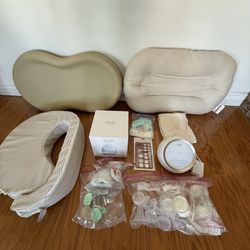 New Mom Essentials Bundle Snuggle Me Keekaroo Elvie Spectra Nursing Set