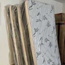 Twin Size Pillow Top Bamboo Brand Mattress New 