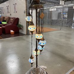 Handmade Turkish Floor Lamp 7 Globes 