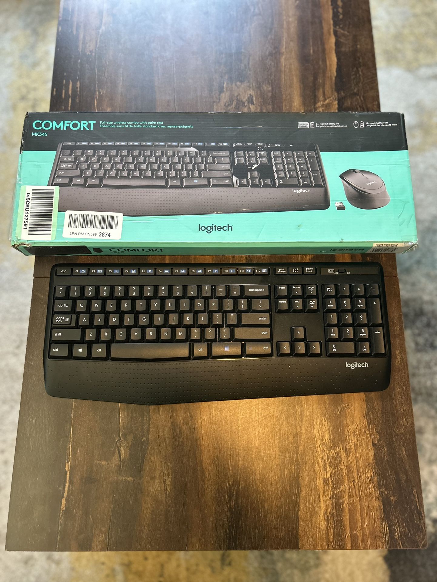Logitech Wireless Keyboard And Mouse