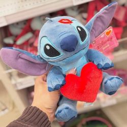 Disney Valentine Stitch Plush 