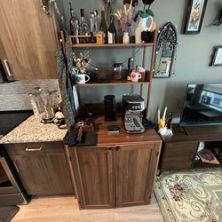 Hidden Litter Box Shelving Unit