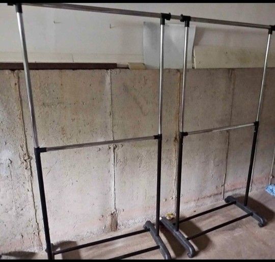 New Clothes Hanging Rack Set Of 2 Pcs