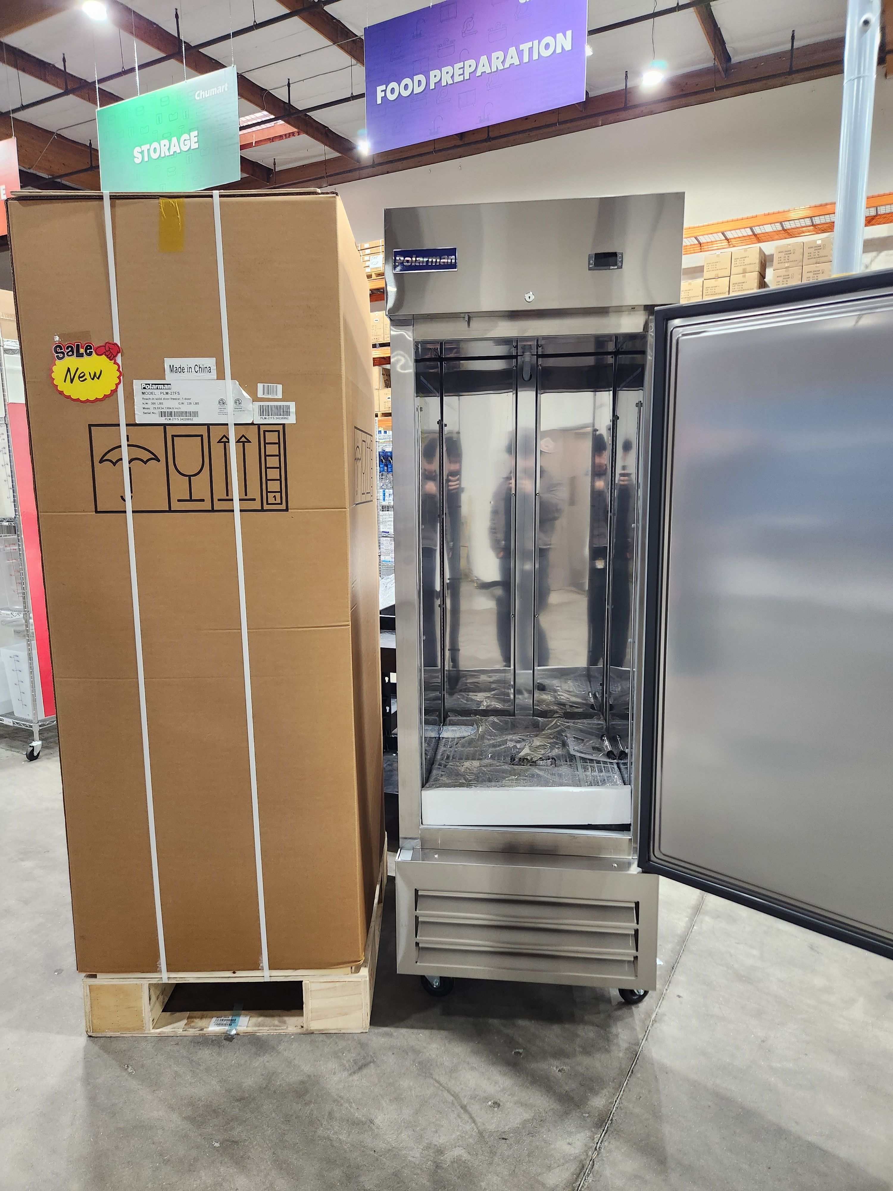 NSF/ETL COMMERCIAL FREEZER (CONGELADOR COMERCIAL)
