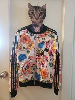 Adidas Floralita Track Jacket Extra Small