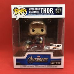 Funko POP! Deluxe Marvel: Avengers Assemble Series - Thor #587 Amazon Exclusive