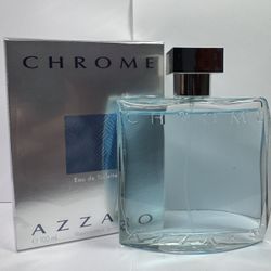 Azzaro Chrome Eau de Toilette 3.4 oz / 100ml - Fresh/Clean - New & Sealed