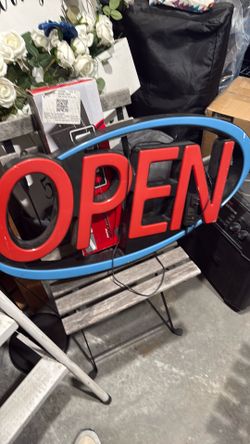 Open sign neon