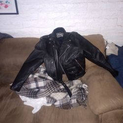 Heavy Leather Jacket 