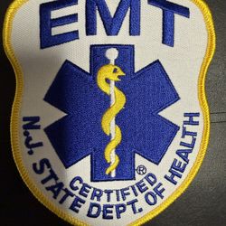 NJ State EMT Patches 