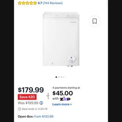 Insignia Deep Freezer Chest Freezer 