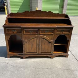 *Free Delivery* Vintage Hickory White Ethan Allen Heavy Duty Cabinet Dresser Hutch