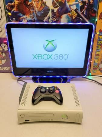 OG Xbox 360 Video Game 20GB Console w/ Controller Cables Set