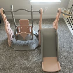 Toddler Swing/ Slide- Indoor/ Outdoor Play Gym