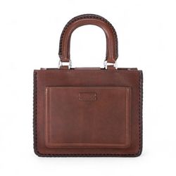 Ferrera Sala Medium Brown Leather Tote Bag By Brighton