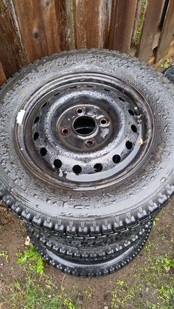Studless snow tires for toyota/honda/nissan