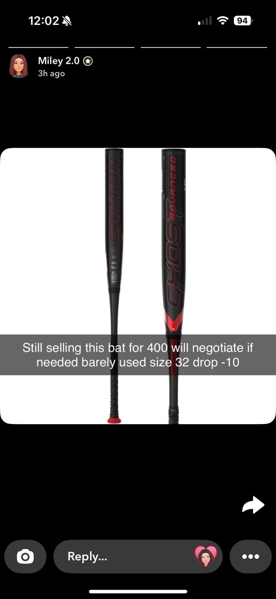 Girls Bat