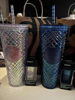 White Gem Starbucks Venti Cup And Keychain 