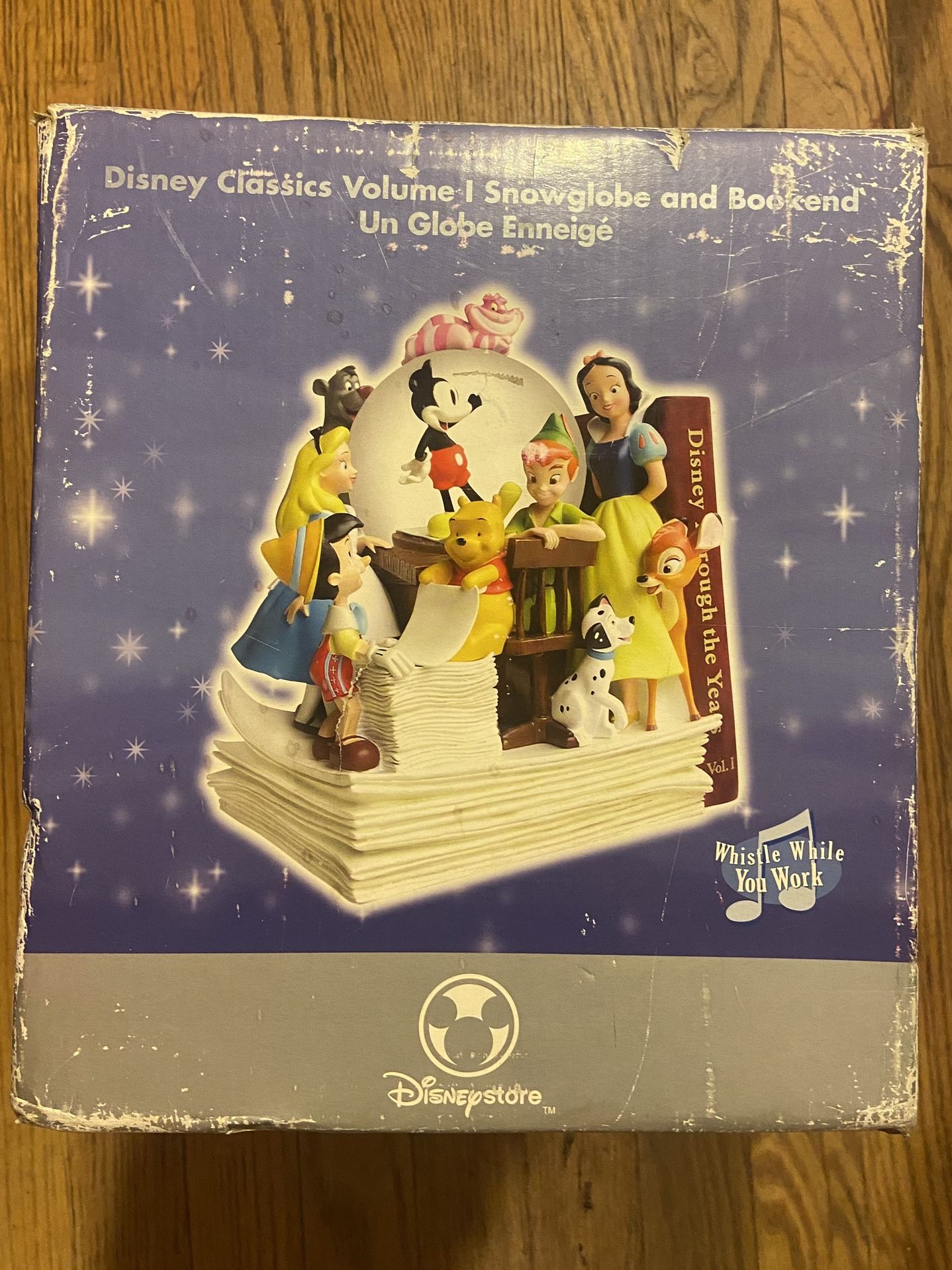 Disney Classics Volume I Musical Snow Globe and Bookend