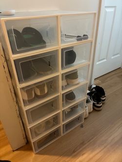 SEE SPRING 12-Pack Shoe Storage Boxes
