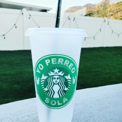 Bad Bunny Starbucks Cup