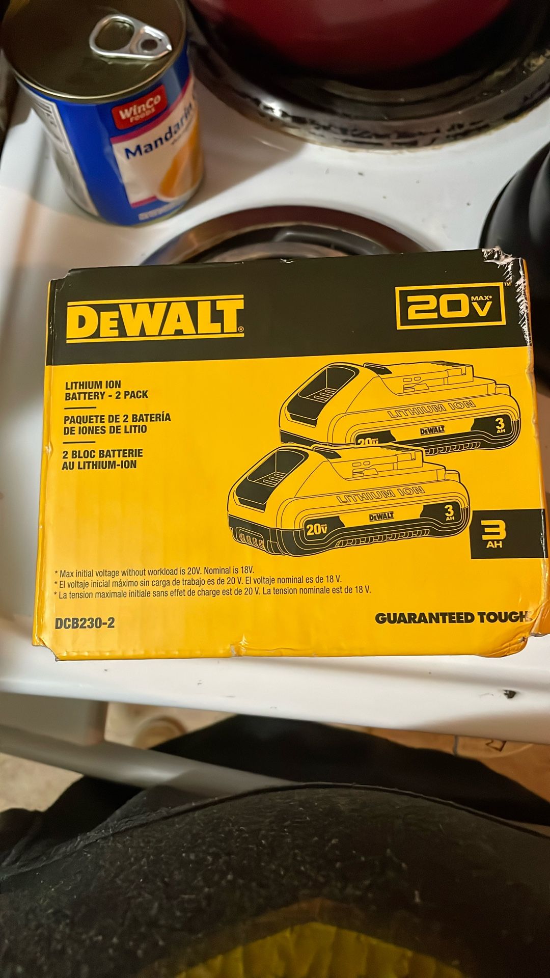 DeWALT 20v  Lithium Ion Battery-2pack